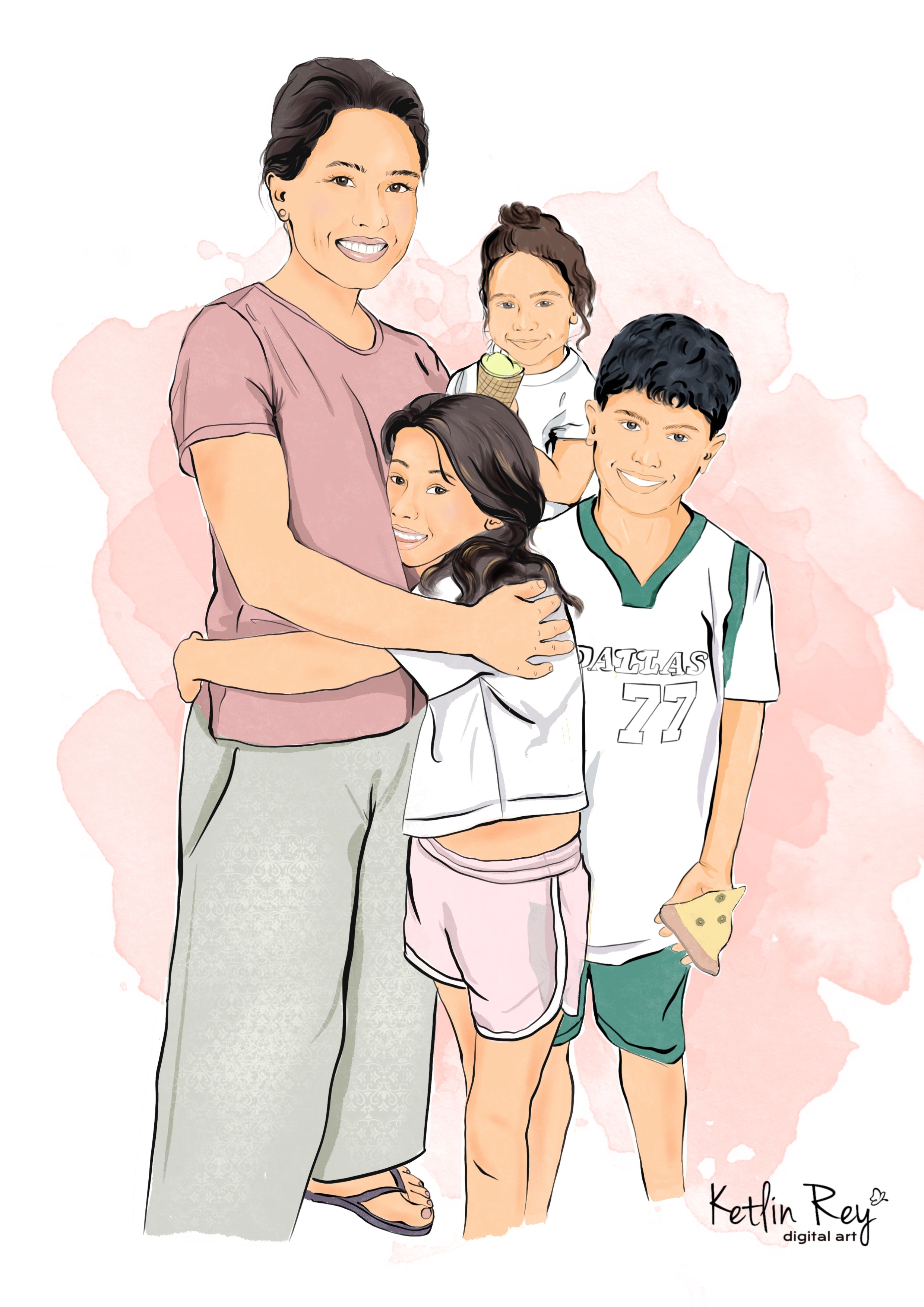 Digital Custom Portrait