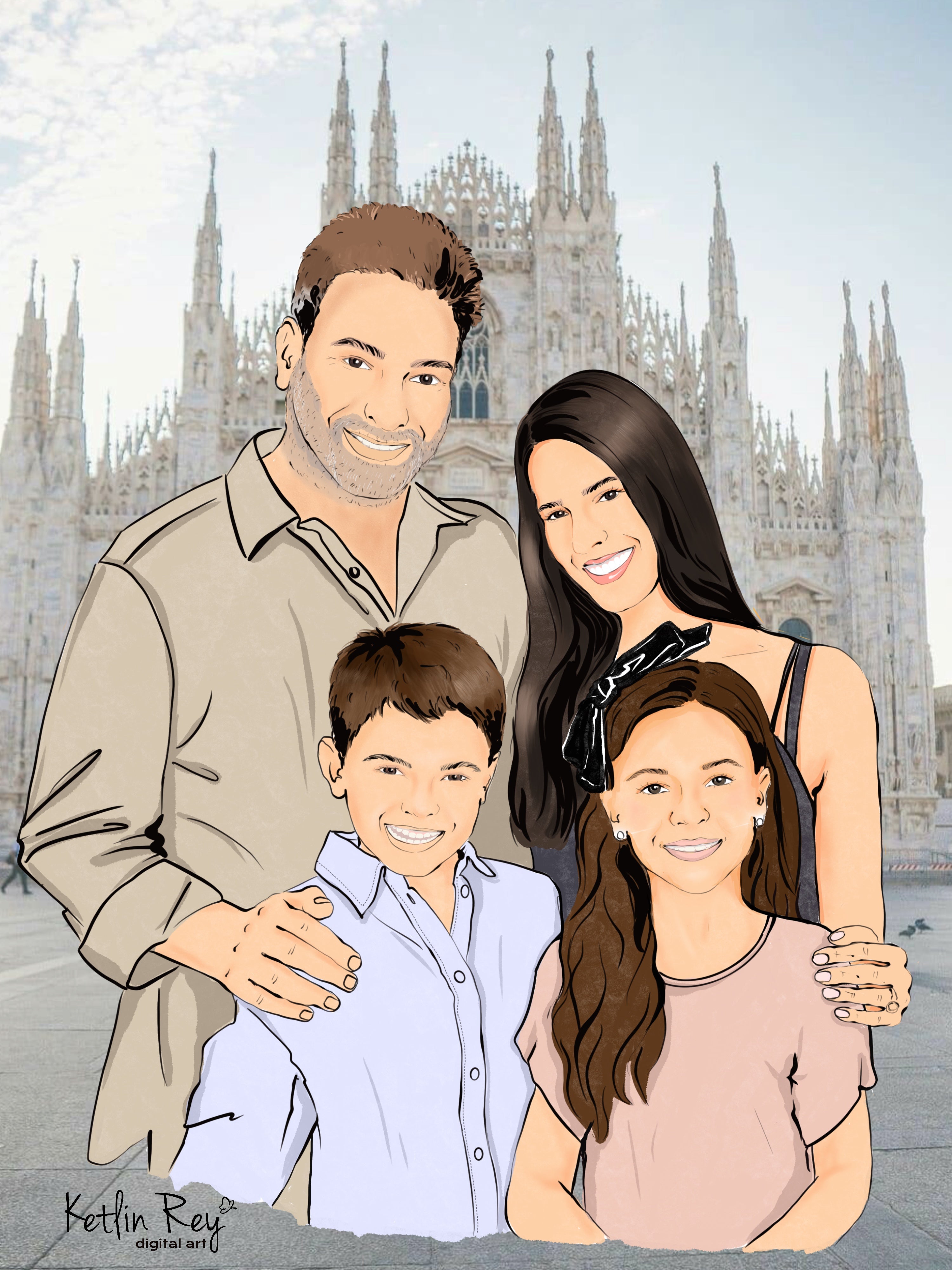 Digital Custom Portrait