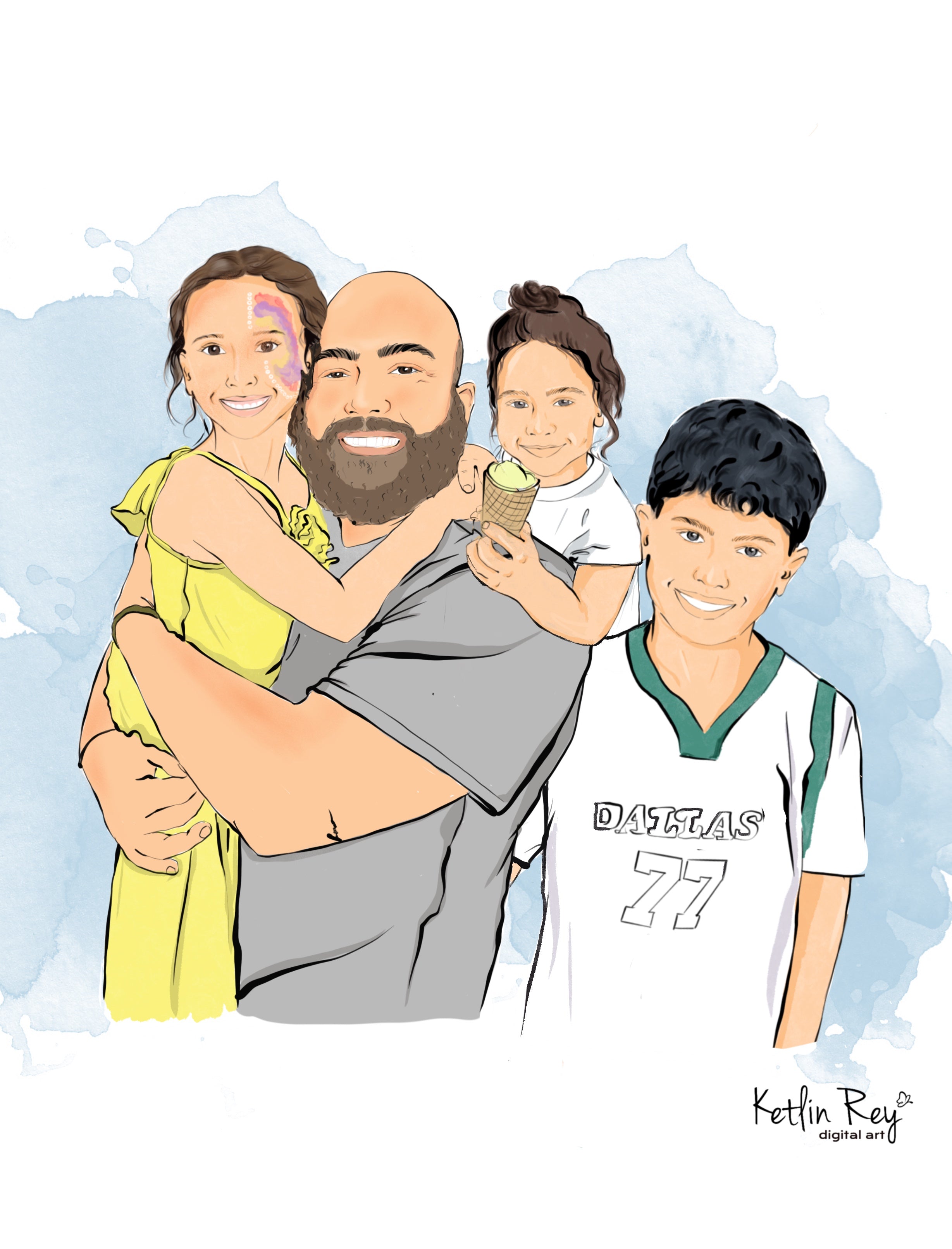 Digital Custom Portrait