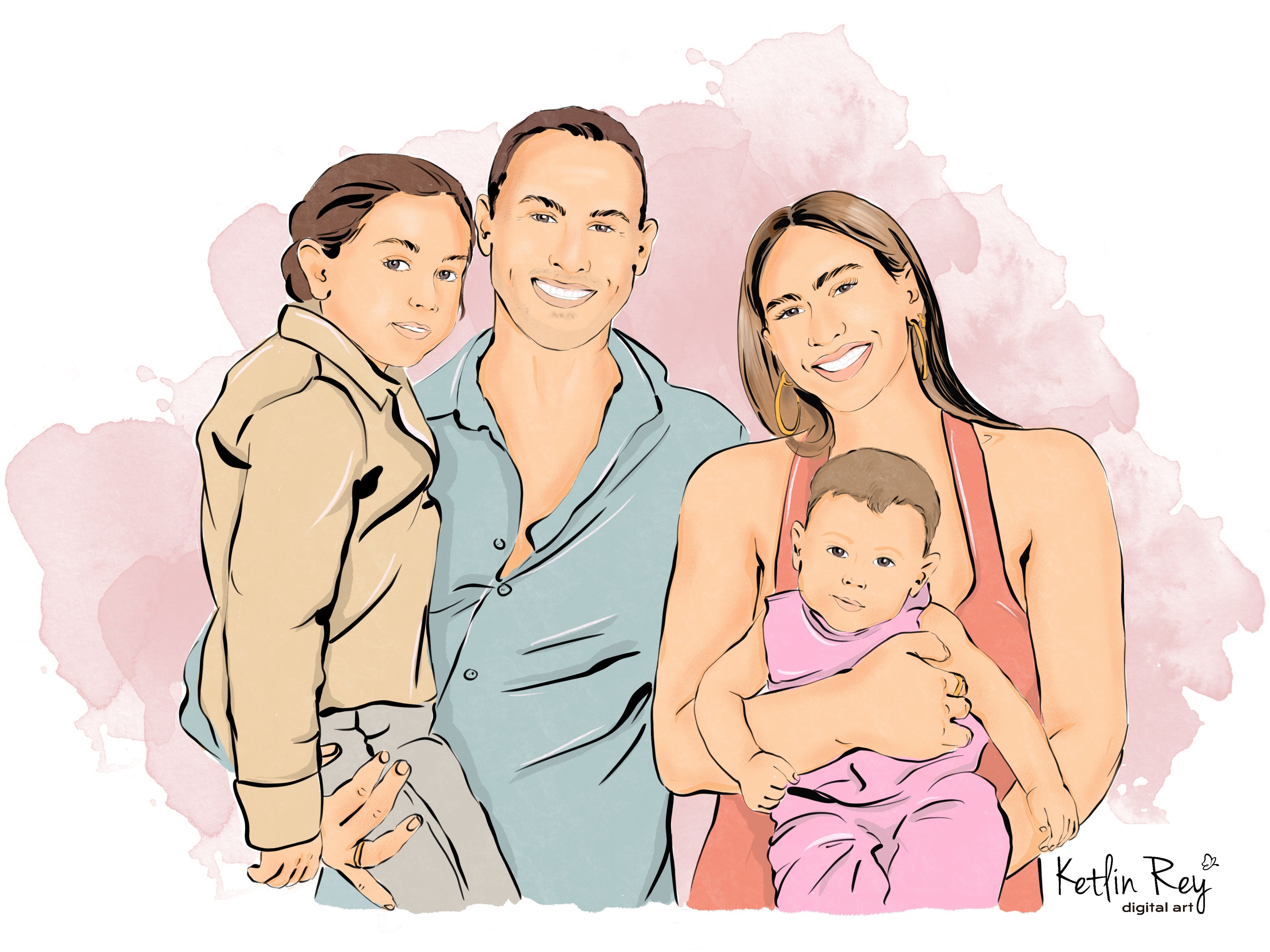 Digital Custom Portrait