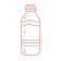 Metallic water bottle